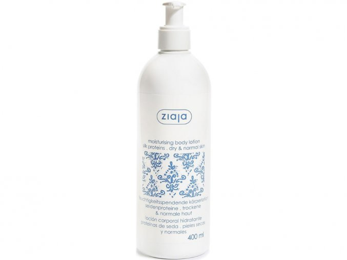 Ziaja Silk hydratační tělové mléko s bambuckým máslem 400 ml