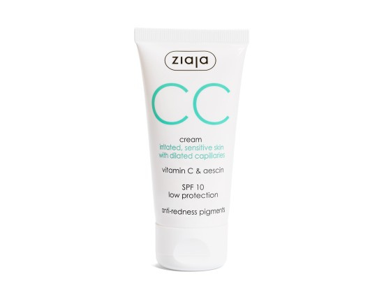 Ziaja CC krém na podrážděnou a citlivou pleť SPF10 50 ml