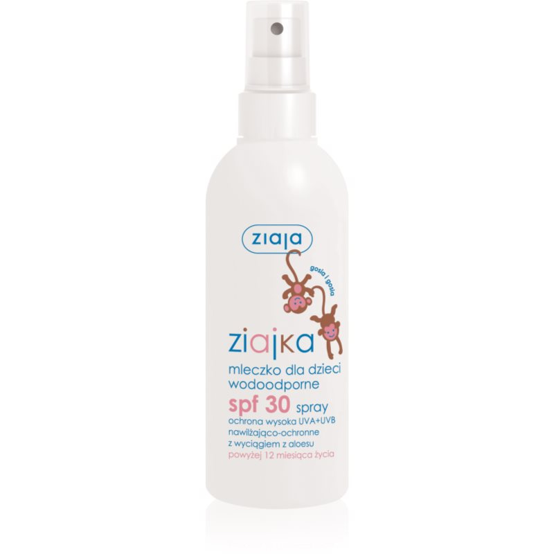 Ziaja Ziajka mléko na opalování ve spreji pro děti SPF 30 170 ml