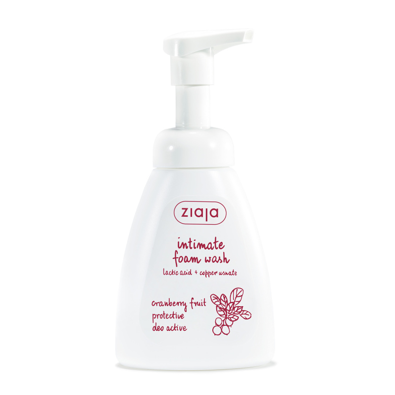 ZIAJA Pěna pro intimní hygienu Brusinky 250 ml
