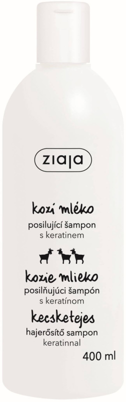 Ziaja Kozí mléko Šampon na vlasy s keratinem 400 ml