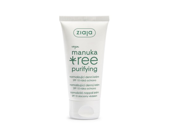 Ziaja Manuka Tree Purifying normalizující denní krém SPF 10 50 ml