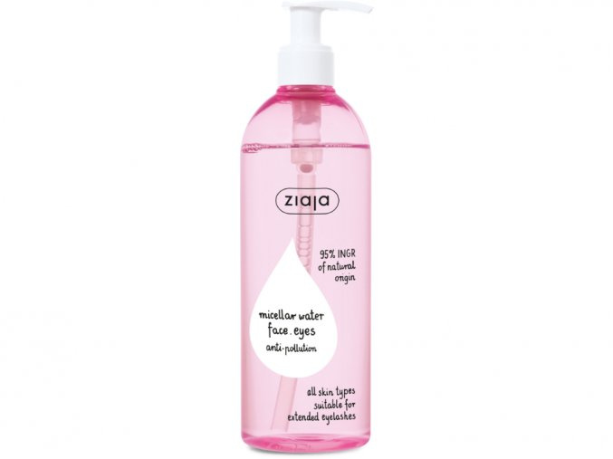 Ziaja Anti-Pollution micelární voda pro všechny typy pleti 390 ml