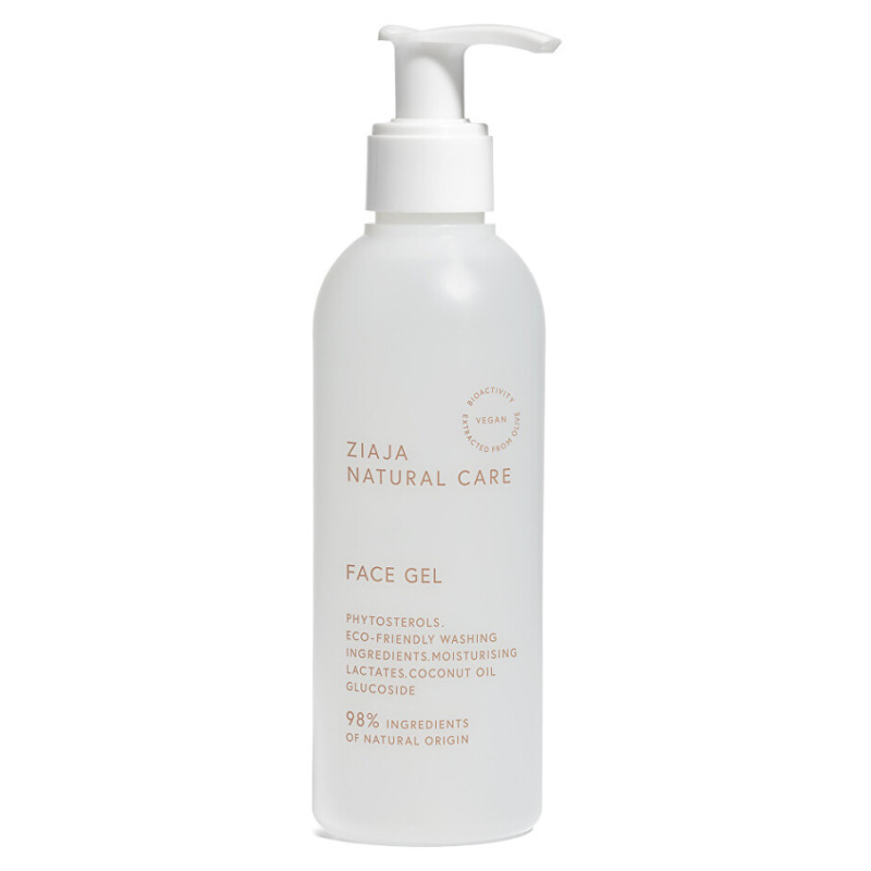 Ziaja Natural Care mycí gel na obličej 190 ml