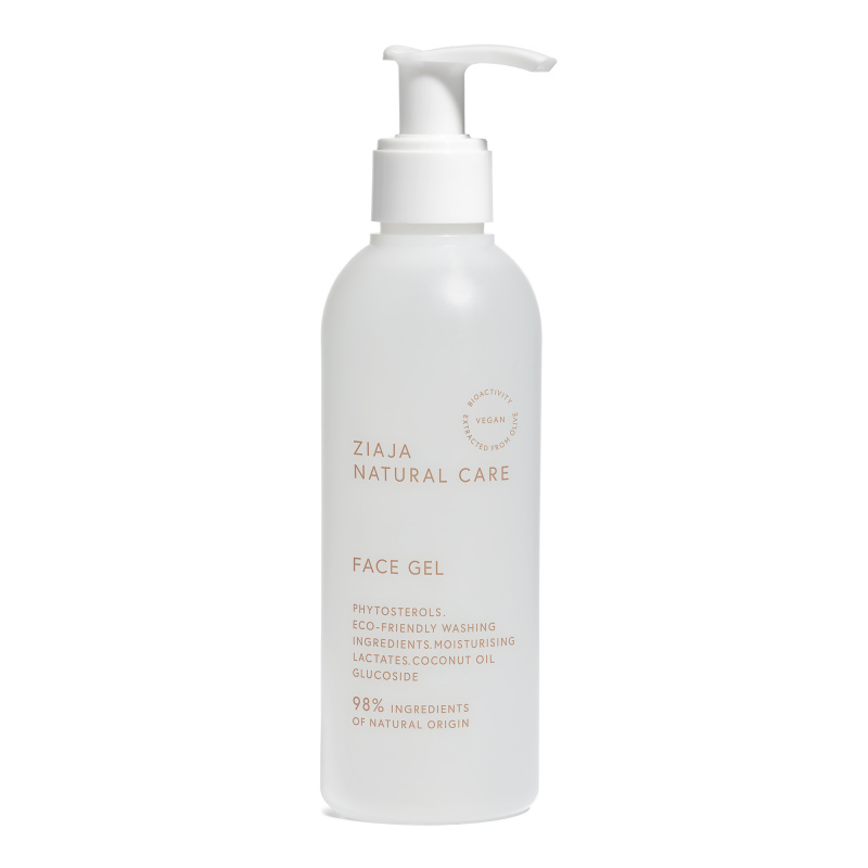Ziaja Natural Care mycí gel na obličej 190 ml