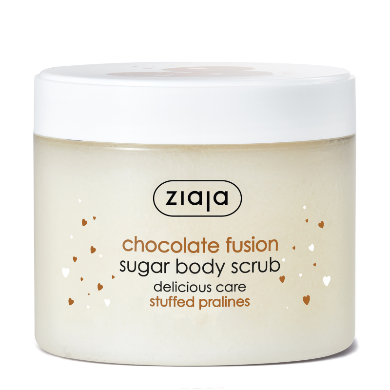 Ziaja Chocolate Fusion cukrový tělový peeling 300 ml