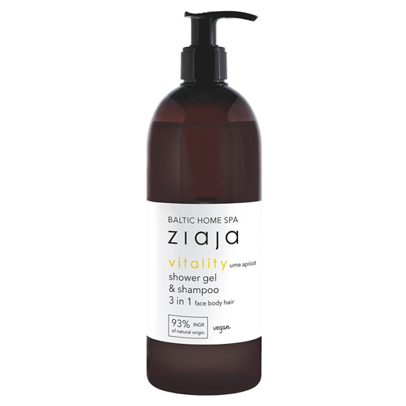 Ziaja Baltic Home Spa Vitality sprchový gel na obličej, tělo a vlasy 500 ml