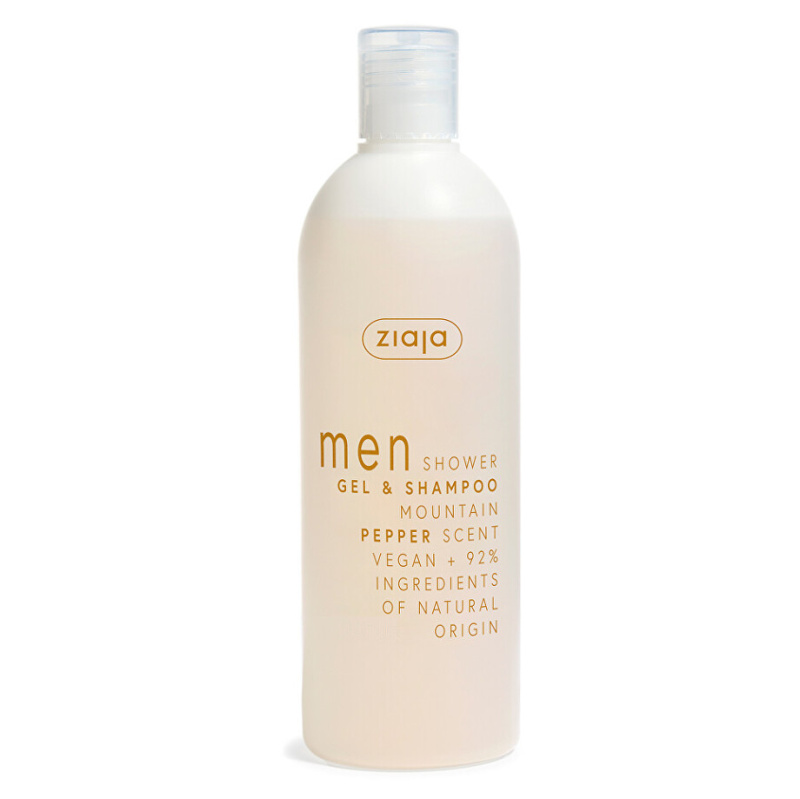 Ziaja Men sprchový gel na tělo a vlasy pro muže Mountain Pepper 400 ml