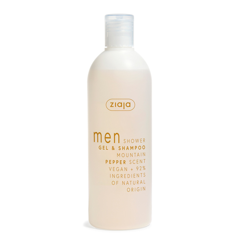 Ziaja Men sprchový gel na tělo a vlasy pro muže Mountain Pepper 400 ml