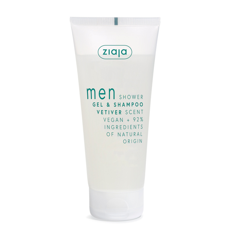 Ziaja Men sprchový gel a šampon 2 v 1 pro muže Vetiver 200 ml