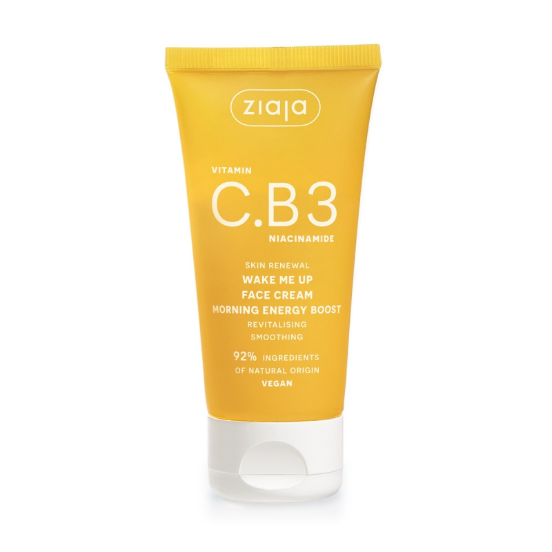 Ziaja Vitamin C.B3 Niacinamide energizující denní krém pro okamžité probuzení 50 ml