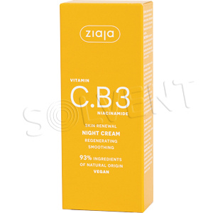 Ziaja Vitamin C.B3 Niacinamide noční krém-maska 50 ml