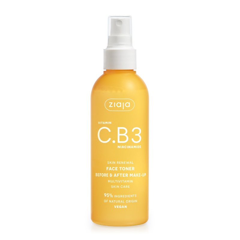 Ziaja Vitamin C.B3 Niacinamide čisticí pleťové tonikum ve spreji 190 ml