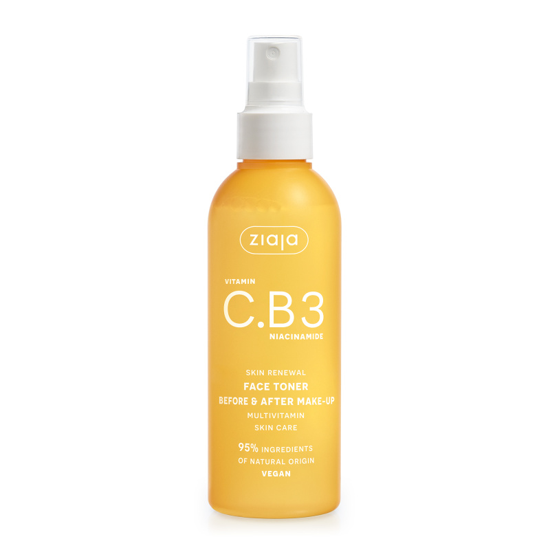 Ziaja Vitamin C.B3 Niacinamide čisticí pleťové tonikum ve spreji 190 ml