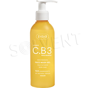 Ziaja Vitamin C.B3 Niacinamide čisticí gel na obličej 190 ml