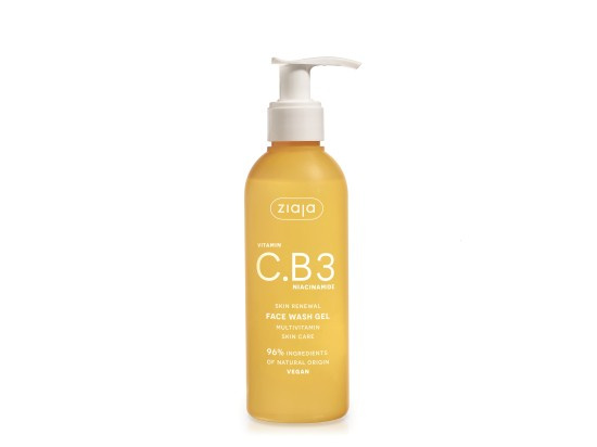 Ziaja Vitamin C.B3 Niacinamide čisticí gel na obličej 190 ml