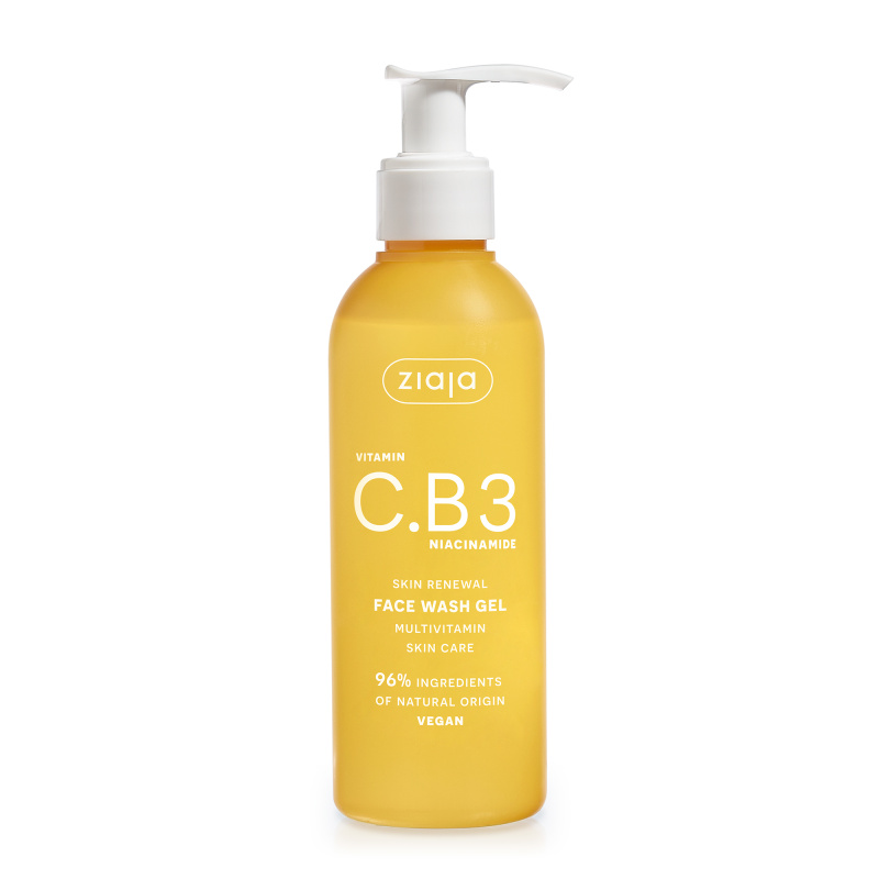 Ziaja Vitamin C.B3 Niacinamide čisticí gel na obličej 190 ml