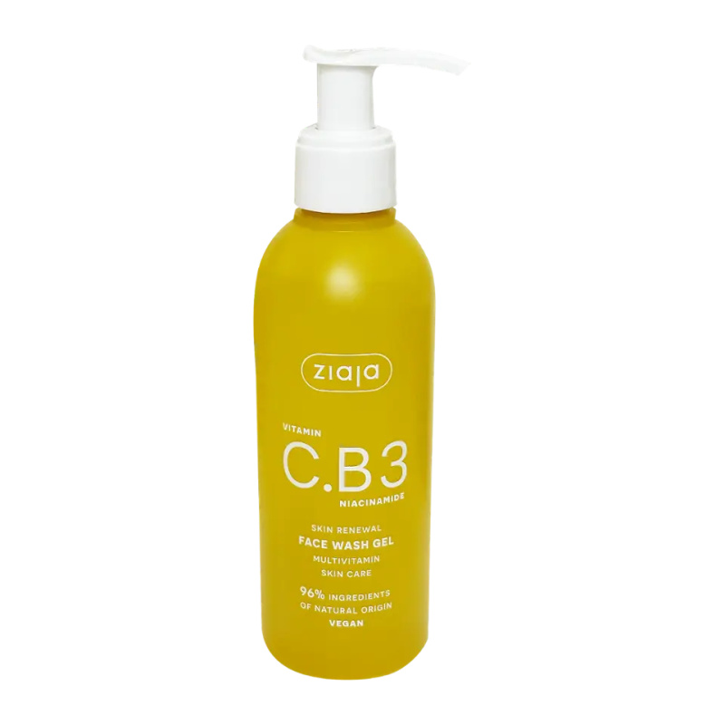 Ziaja Vitamin C.B3 Niacinamide čisticí gel na obličej 190 ml