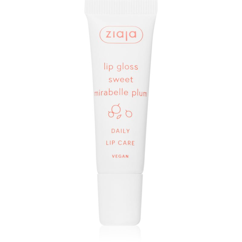Ziaja Sweet Mirabelle Plum pečující lesk na rty 12 ml