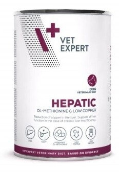VetExpert VD 4T Hepatic Dog konzerva 400 g