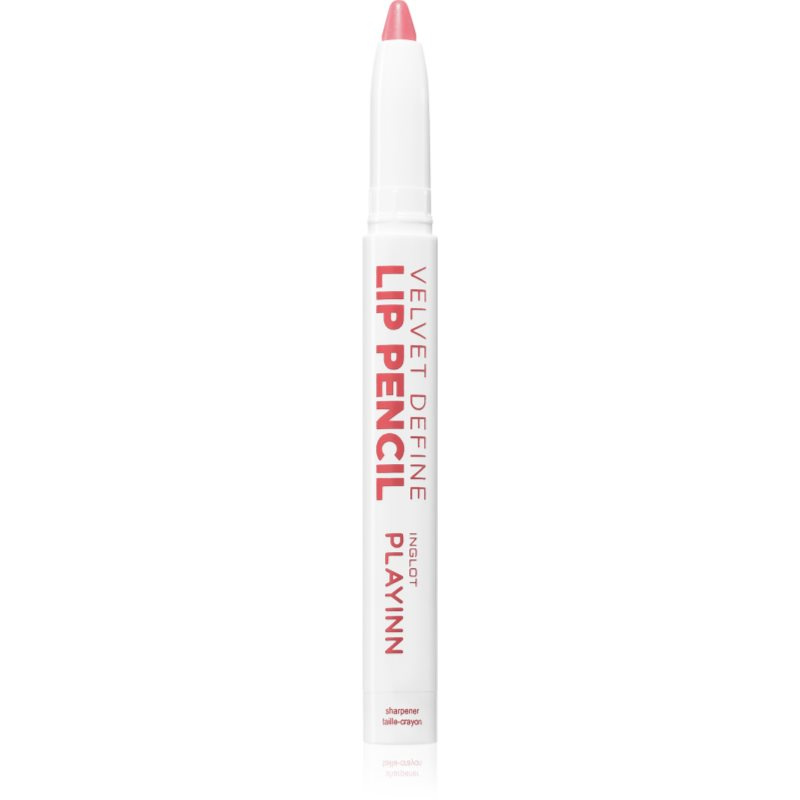 Inglot PlayInn Velvet Define Lip Pencil intenzivní tužka na rty odstín PALE RASPBERRY 62 1,6 g