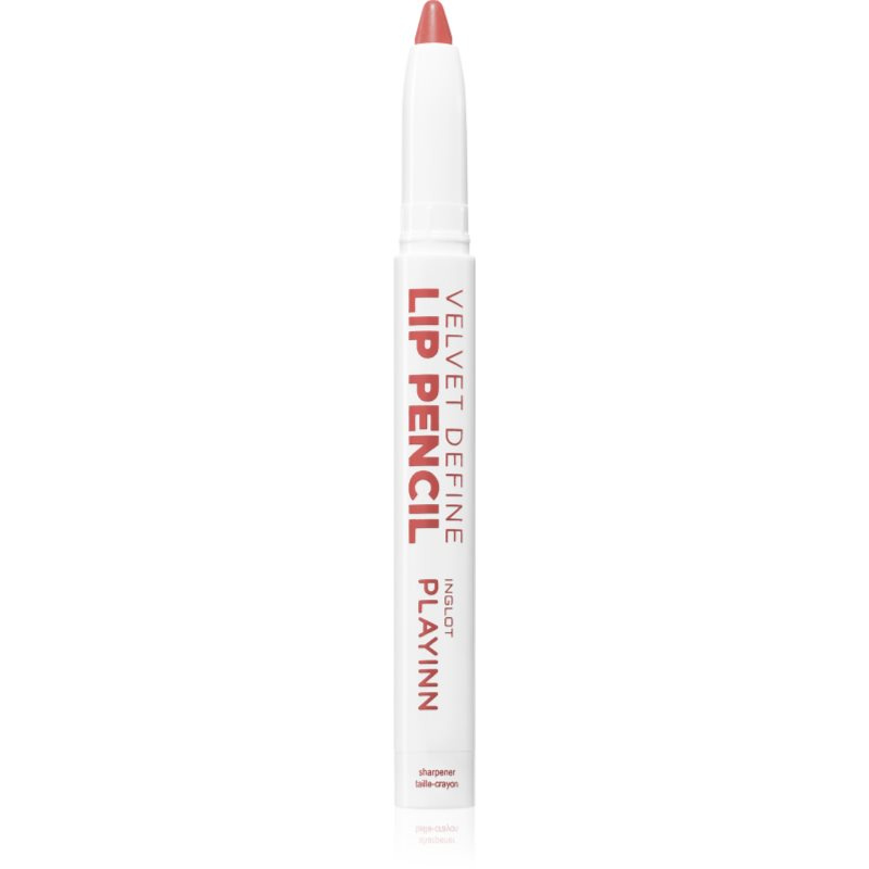 Inglot PlayInn Velvet Define Lip Pencil intenzivní tužka na rty odstín BLUSHING ESPRESSO 64 1,6 g