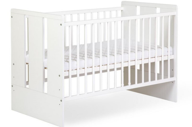 KLUPŚ Postýlka pro miminko Paula, bílá - 120x60, Klups