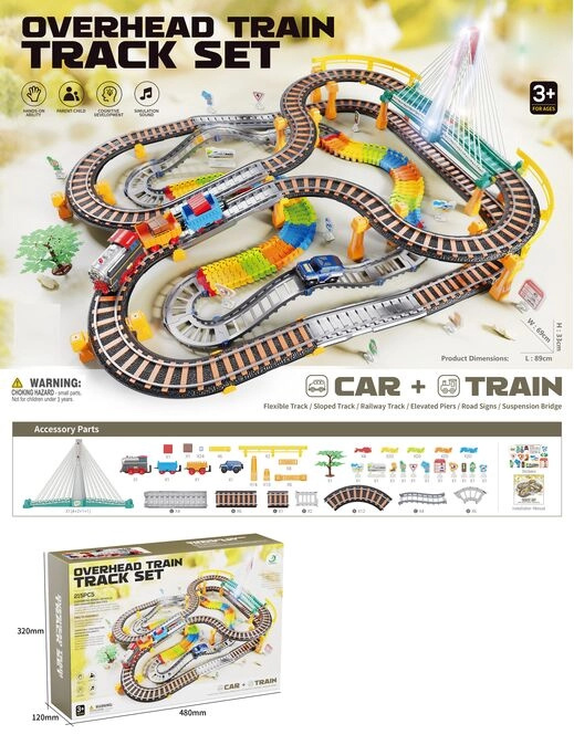 elektrická vláčkodráha 192 dílů