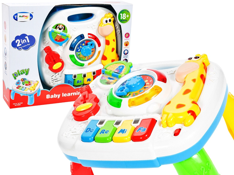 Vzdělávací stolek Žirafa s varhánky