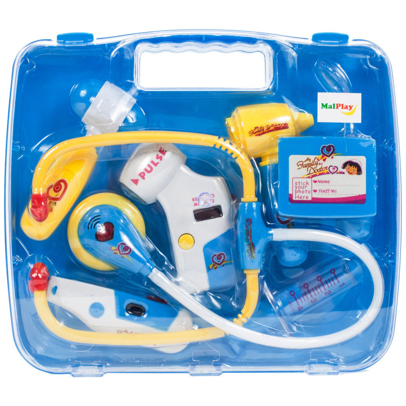 lékařský set v kufříku – modrý