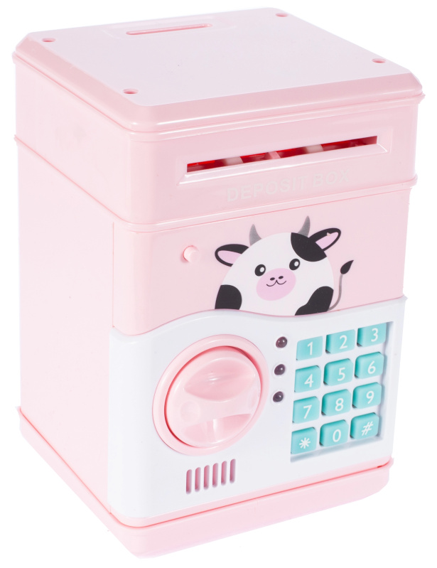 Pokladnička sejf s kravičkou