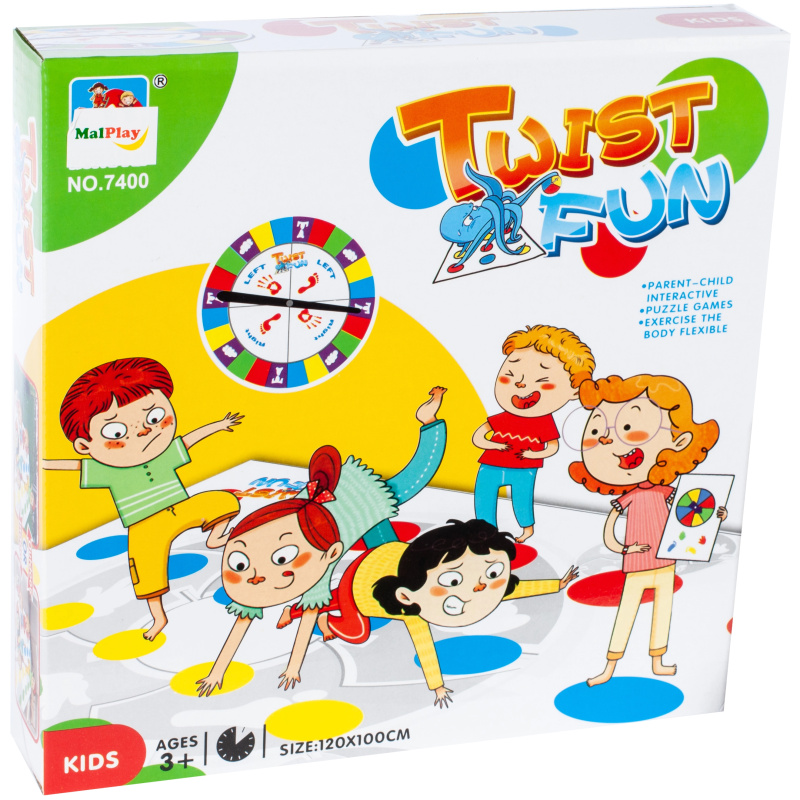 Zábavná pohybová hra Twister pro děti