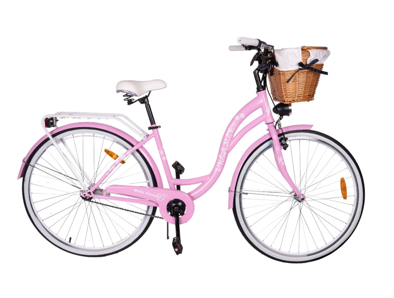 MalTrack městské kolo 28" singlespeed milk pink + white - 1 kus