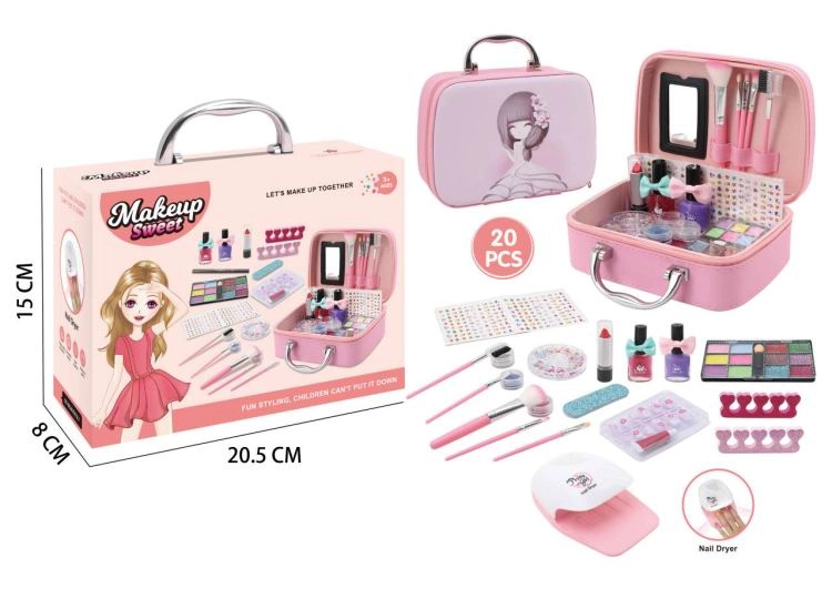 Kosmetická sada na líčení v kufříku