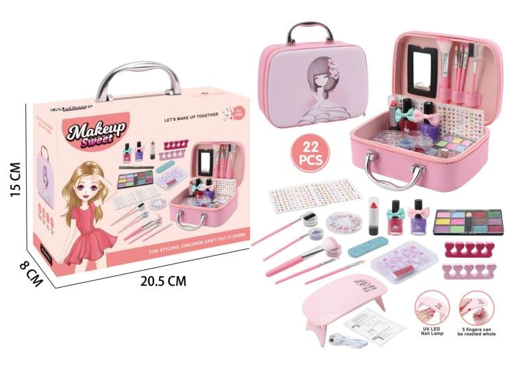 kosmetická sada v kufříku Malá Lady