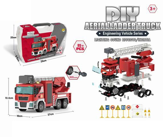 Auto k montáži hasiči 95 dílů