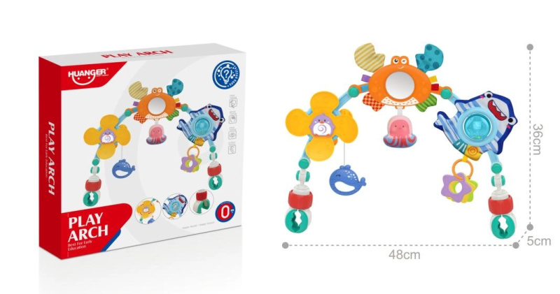 Hrazdička na postýlku a kočárek Mořská stvoření