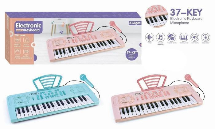Elektronické varhany s mikrofonem, 37 kláves