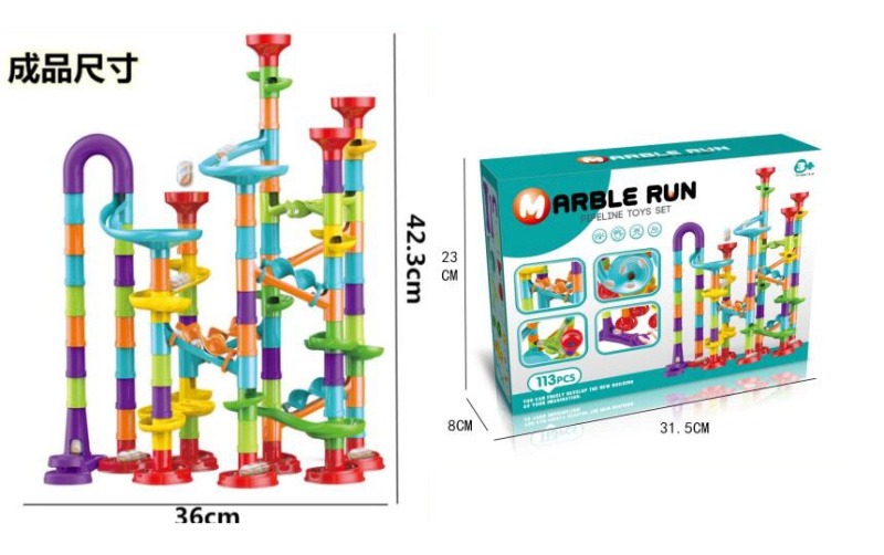 kuličková dráha – stavebnice 113 dílů