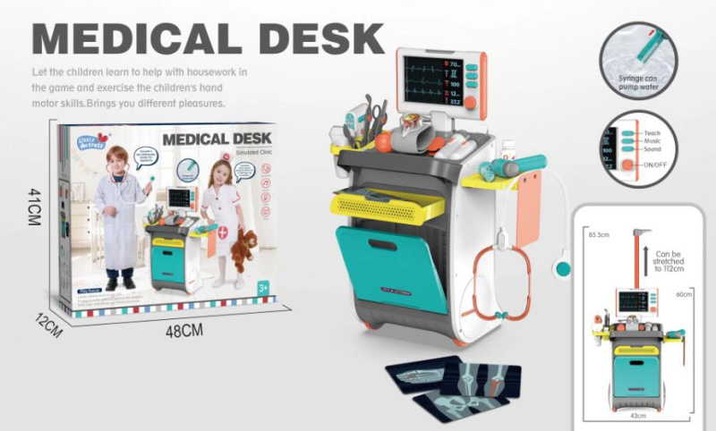 Lékařský stolek – sada malý doktor