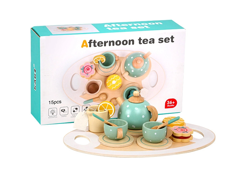 dřevěná čajová sada pro děti