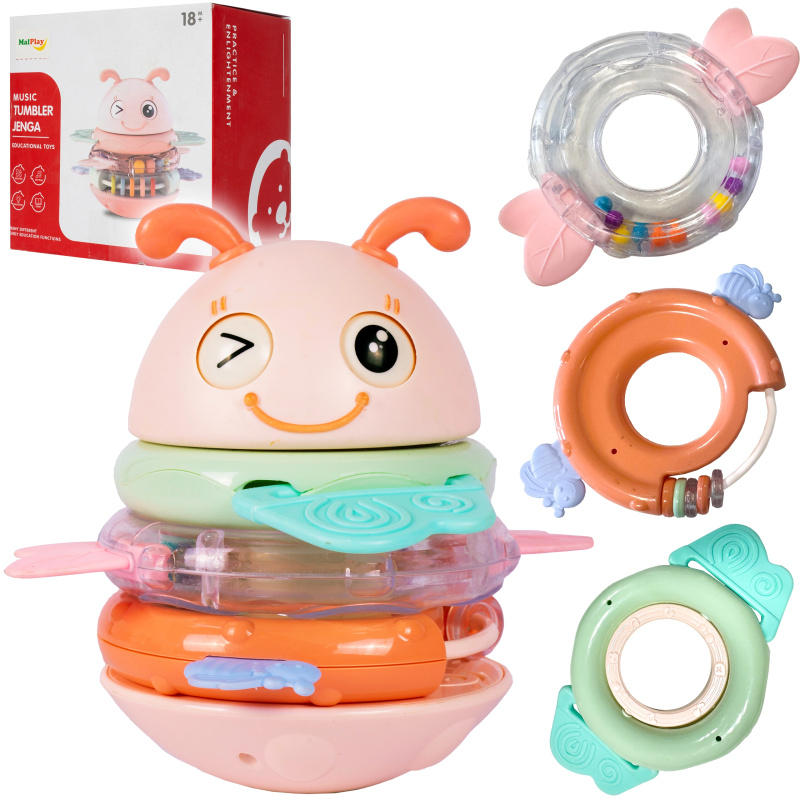 Věž s hudbou včelka – interaktivní hračka pro miminka