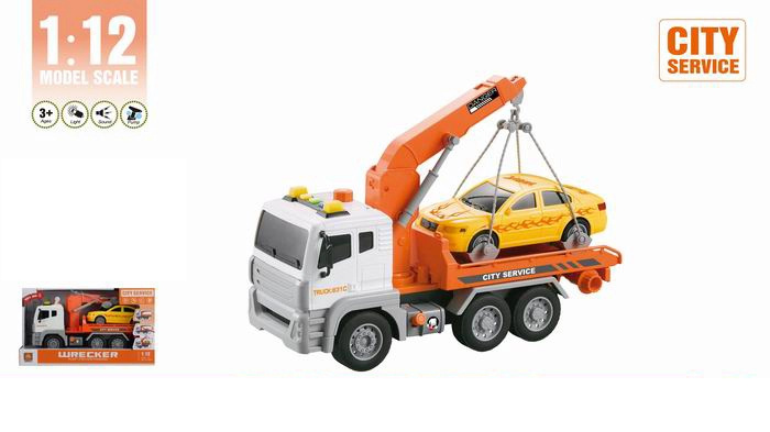 odtahové auto s plošinou 1:14