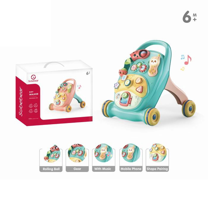 Chodítko pchací edukativní, 2 barvy