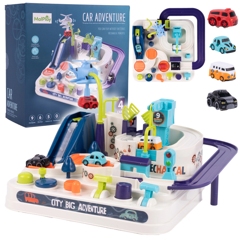 interaktivní překážková dráha s helikoptérou