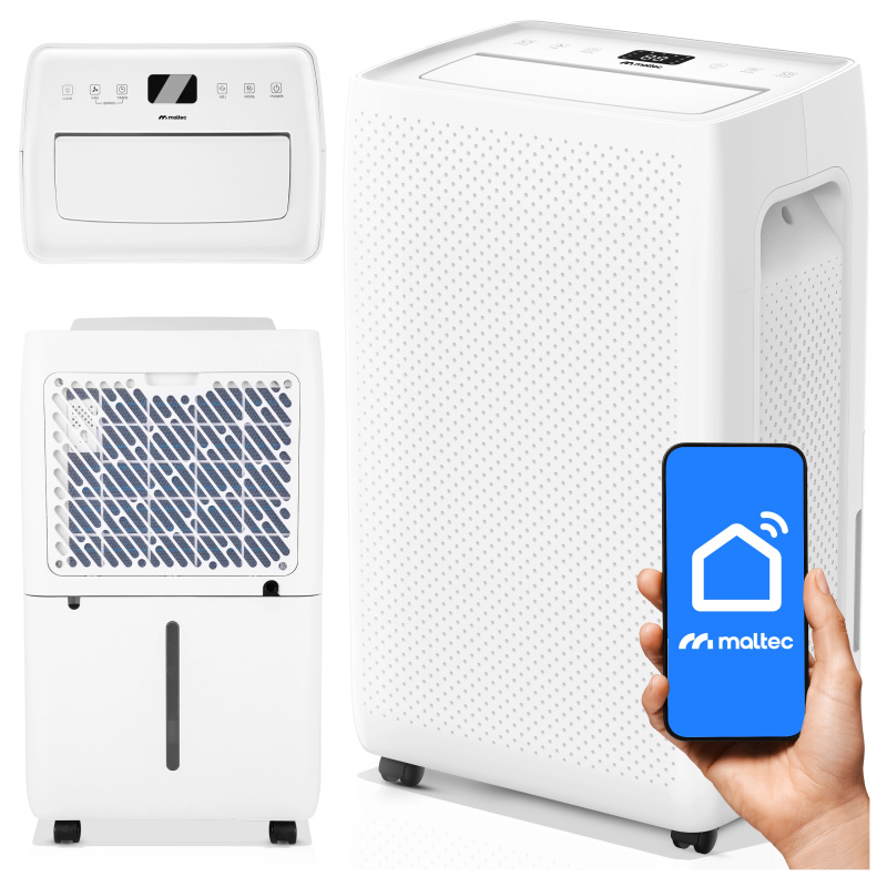 maltec odvlhčovač vzduchu dh-20330a 330 w 20 l s wifi