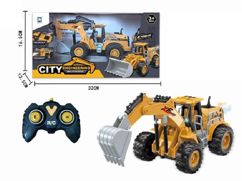 Dálkově ovládaný bagr City Engineering