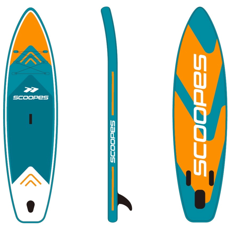 Deska SUP VELO 350 cm oranžová s příslušenstvím
