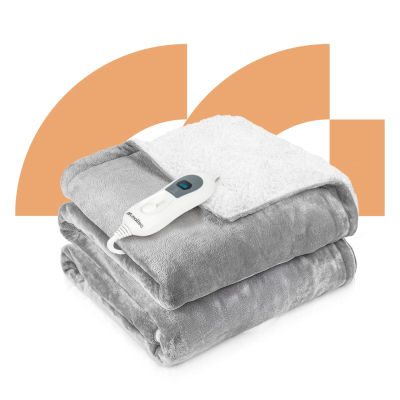 elektrická vyhřívaná deka CozyHeat 120W šedá