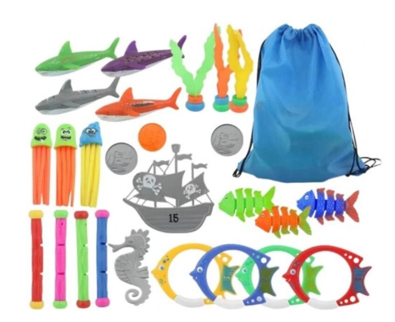 Sada hraček do vody a potápění, 26 ks